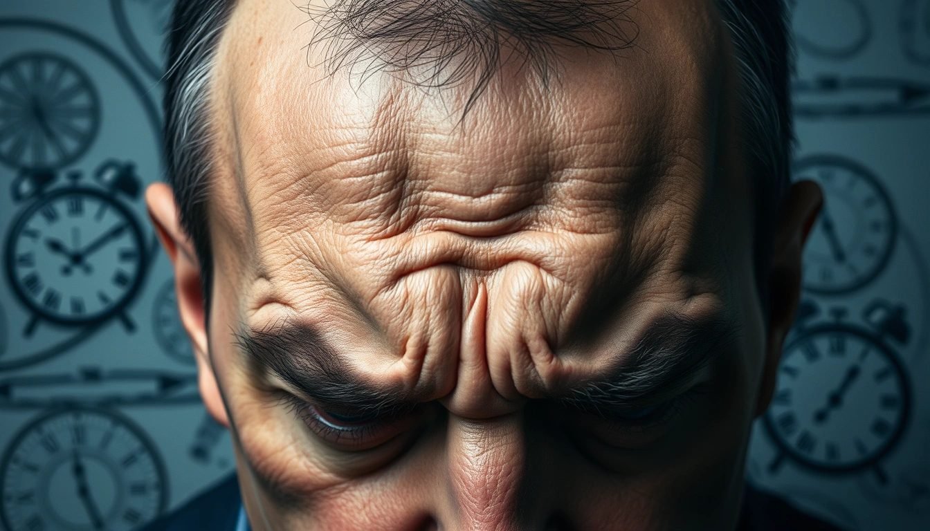 Alın çizgilerinin tehlikeli eğilimler ile ilişkili işaretleri 1 Alın çizgilerinin tehlikeli eğilimler ile ilişkili işaretleri