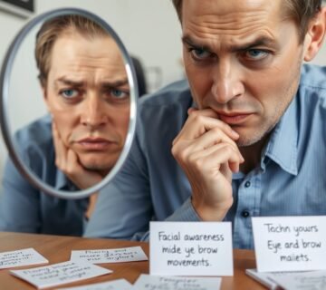 Kaş ve göz bölgesindeki hareketlerin farkında olmadan yapılan hatalar ile ilişkisi