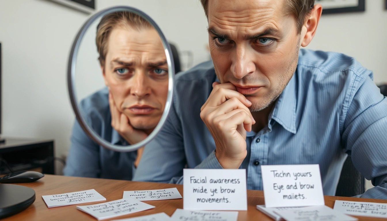 Kaş ve göz bölgesindeki hareketlerin farkında olmadan yapılan hatalar ile ilişkisi