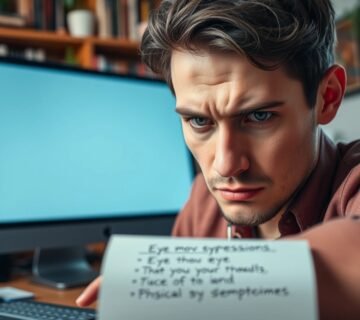 Kaş ve göz bölgesindeki hareketlerin fiziksel semptomlar ile ilişkisi 4 Kaş ve göz bölgesindeki hareketlerin fiziksel semptomlar ile ilişkisi