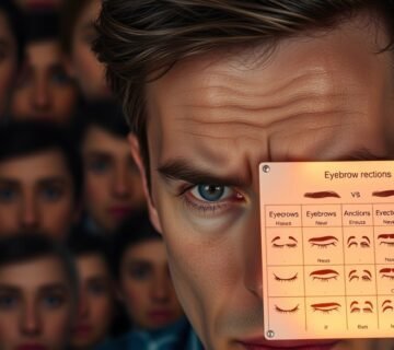 Kaşların konumuna göre kontrolsüz tepkiler tahmini yapmak