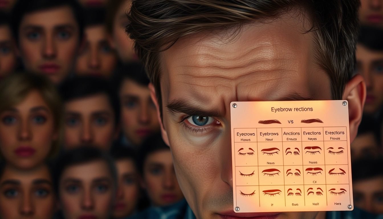 Kaşların konumuna göre kontrolsüz tepkiler tahmini yapmak 1 Kaşların konumuna göre kontrolsüz tepkiler tahmini yapmak