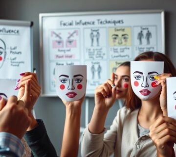 Kaşların konumuna göre sözlü etki teknikleri tahmini yapmak