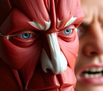 Yüz kaslarının gergin olmasının kontrolsüz tepkiler ile ilişkisi